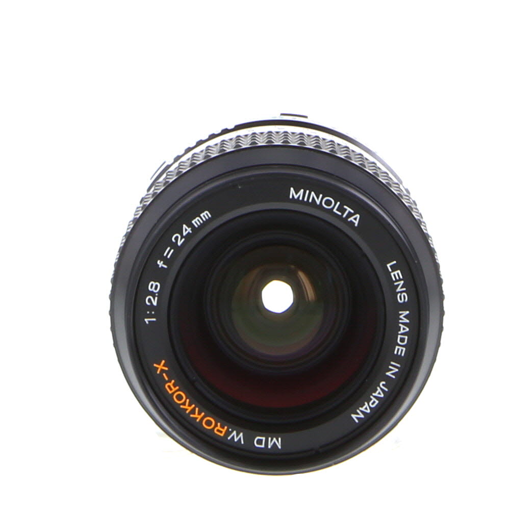 Minolta 24mm F/2.8 W. Rokkor-X MD Mount Manual Focus Lens