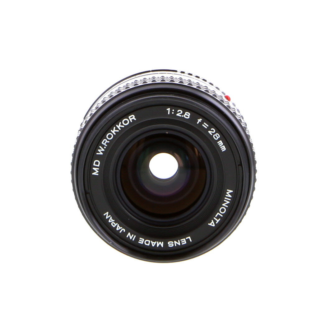 Minolta 28mm F/2.8 W-Rokkor X MD Mount Manual Focus Lens