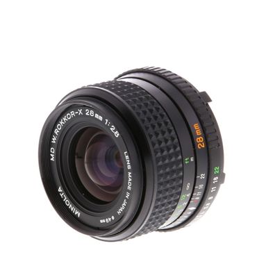 Minolta 28mm F/2.8 W-Rokkor X MD Mount Manual Focus Lens