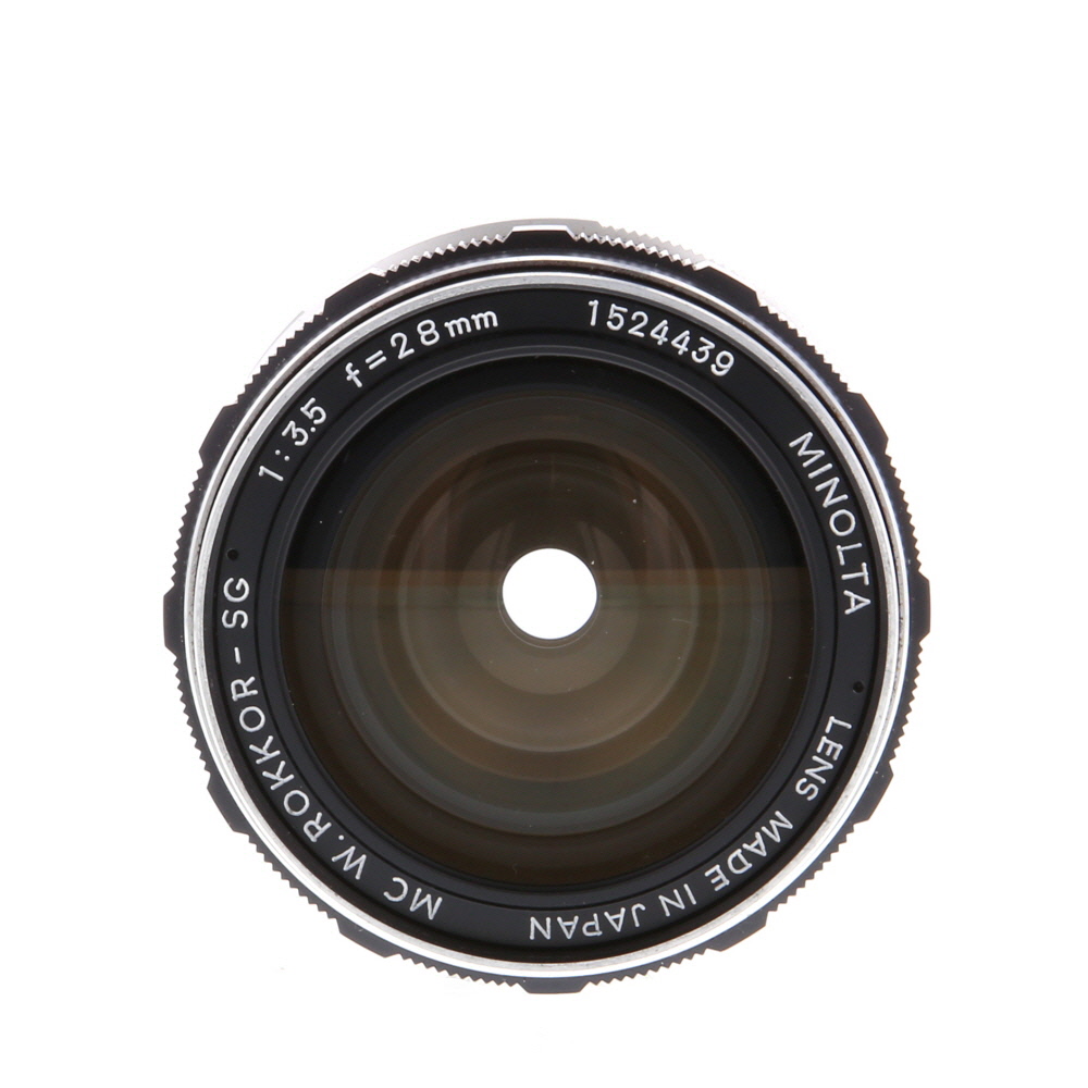 Minolta 28mm F/3.5 W-Rokkor SG MC Mount Manual Focus Lens
