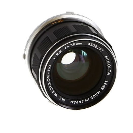 Minolta 35mm f/2.8 W. Rokkor-HG MC Manual Focus Lens for MC-Mount {52}