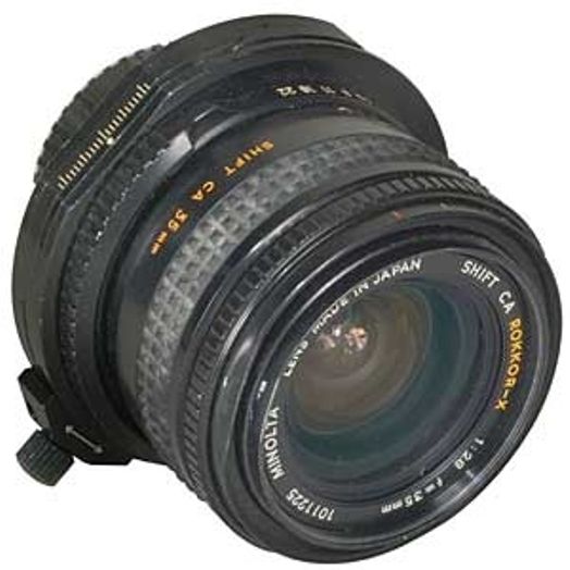 Minolta 35mm f/2.8 Rokkor-X Shift CA Manual Focus Lens for SR