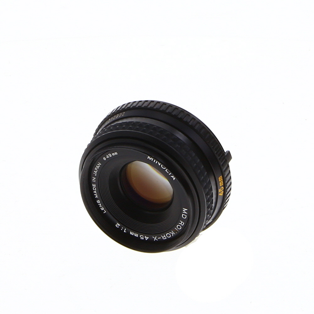 Minolta 45mm F/2 Rokkor-X MD Mount Manual Focus Lens