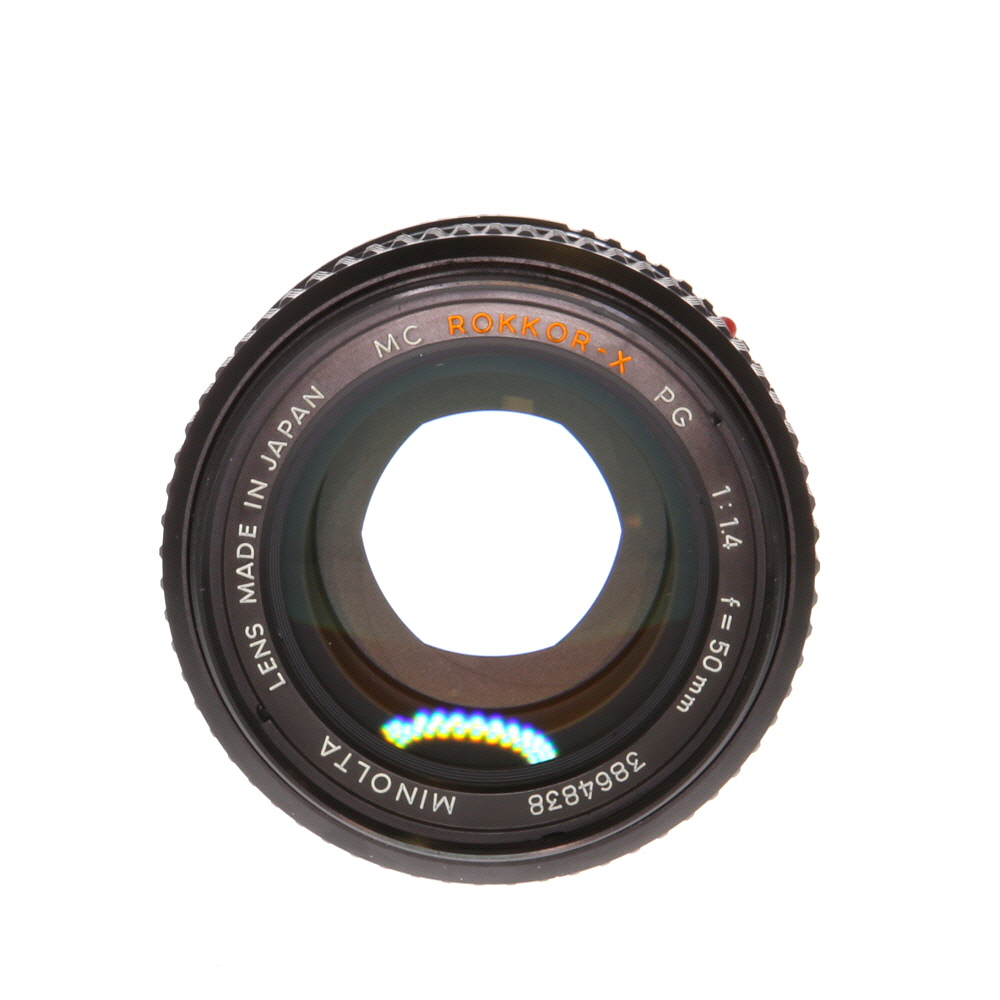 Minolta 50mm F/1.4 Rokkor-X PG MC Mount Manual Focus Lens