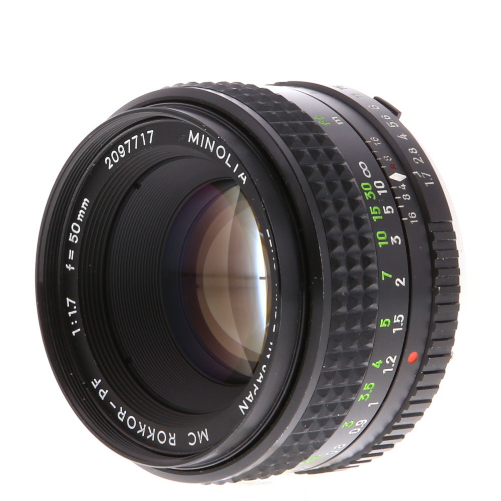 Minolta 50mm F/1.7 Rokkor-PF MC Mount Manual Focus Lens