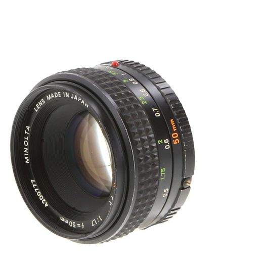 Minolta 50mm F/1.7 Rokkor-X PF MC Mount Manual Focus Lens {55}