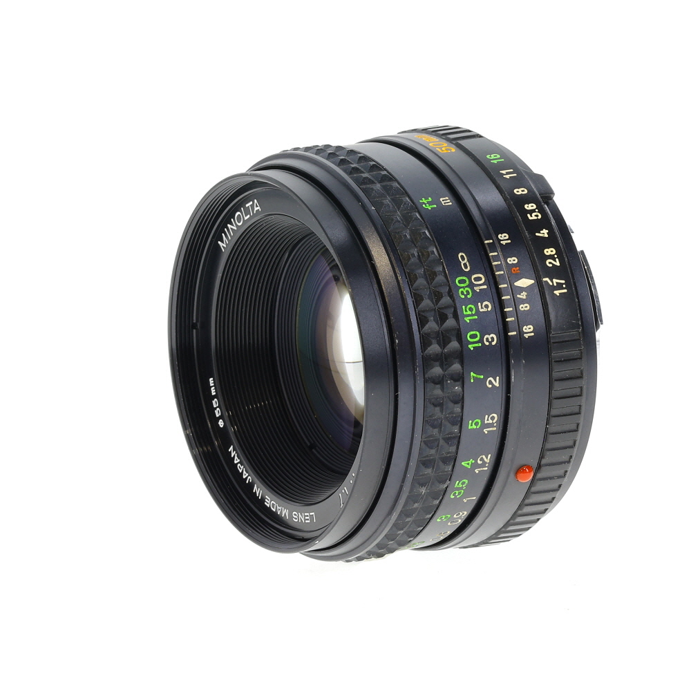 Minolta 50mm F/1.7 Rokkor X MD Mount Manual Focus Lens