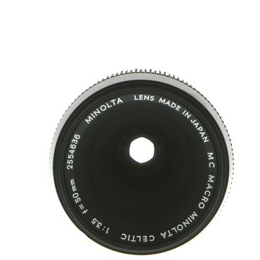 Minolta 50mm F/3.5 Macro Celtic MC Mount Manual Focus Lens