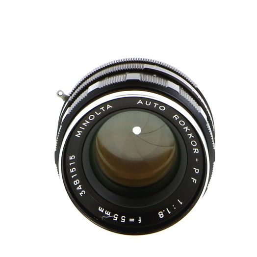 Minolta 55mm F/1.8 Auto Rokkor PF SR Mount Manual Focus Lens {55}