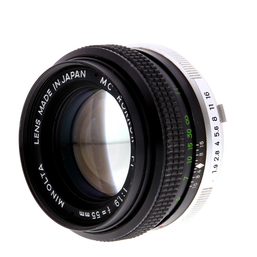 Minolta 55mm F/1.9 Rokkor PF MC Mount Manual Focus Lens