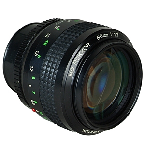 Minolta 85mm F/1.7 Rokkor MD Mount Manual Focus Lens