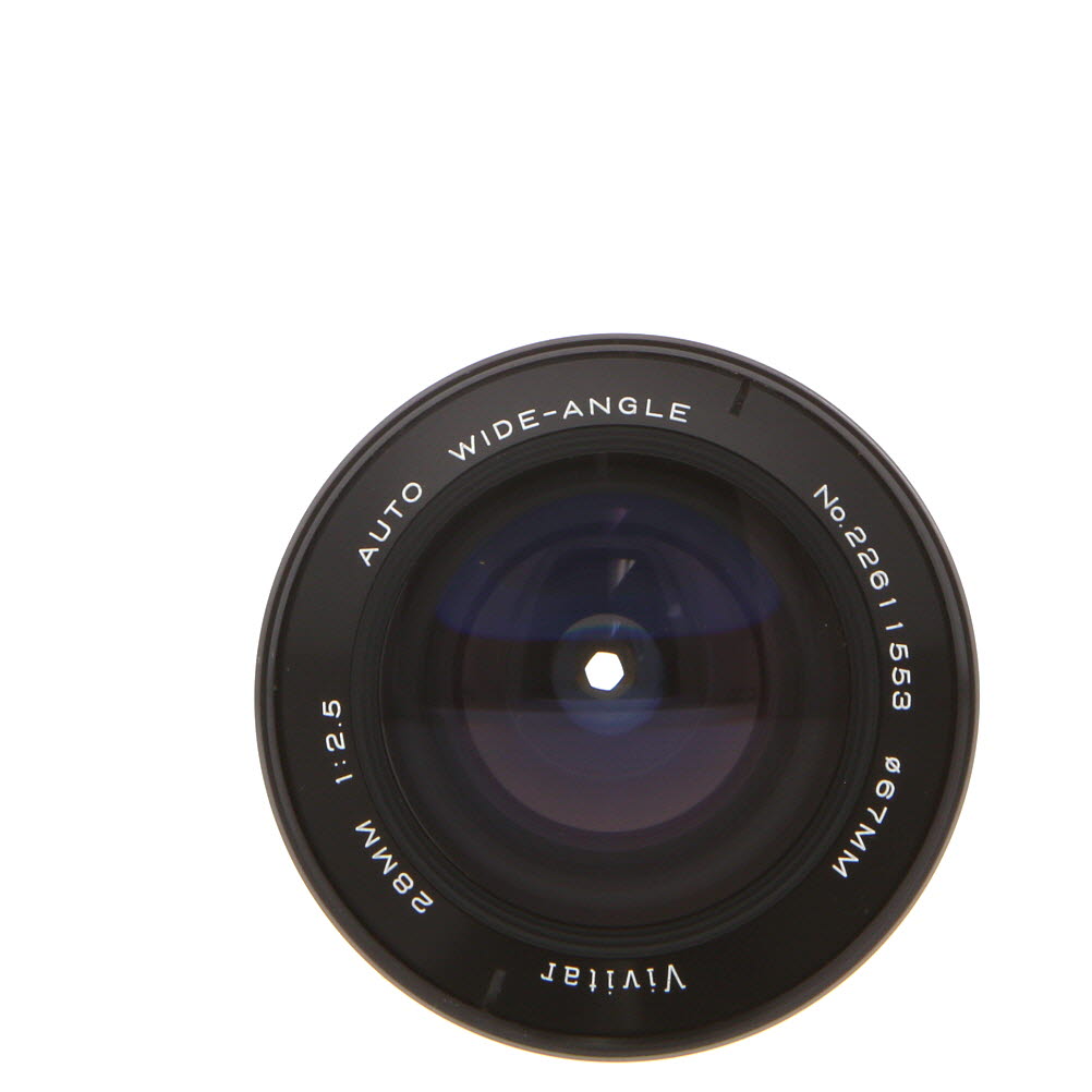 Vivitar 28mm F/2.5 Manual Focus Lens For Minolta MC Mount