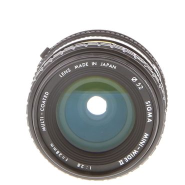 Sigma 28mm F/2.8 Mini-Wide II Macro Manual Focus Lens For Minolta MD Mount
