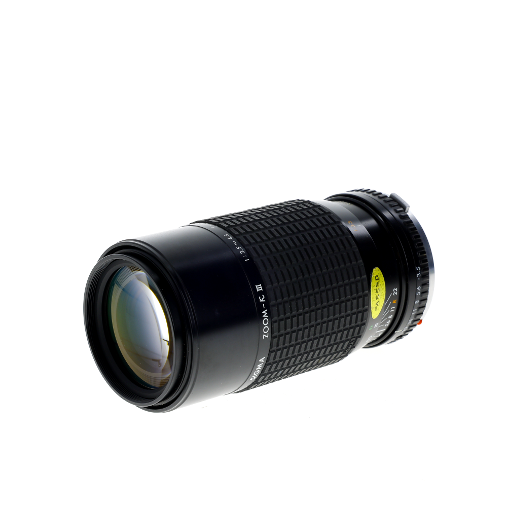 Sigma 75-210mm F/3.5-4.5 Macro MC Manual Focus Lens For Olympus OM Mount