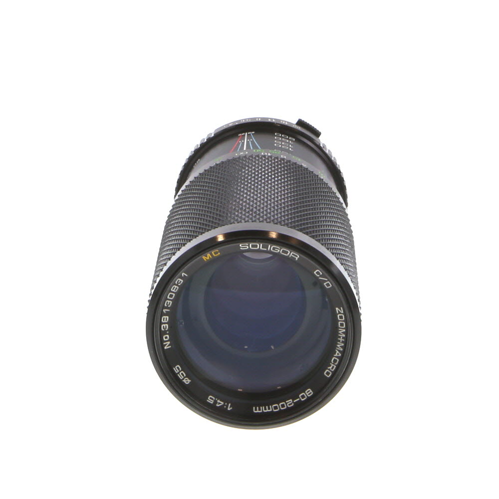 Soligor 80-200mm F/4.5 C/D Macro Manual Focus Lens For Olympus OM Mount