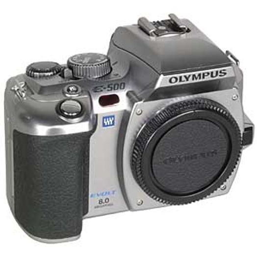 Olympus E-500 Four Thirds DSLR Camera Body, Silver {8MP} Olympus E-500 Four Thirds DSLR Camera Body, Silver {8MP}