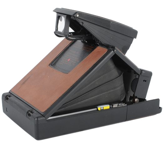 Polaroid SX-70 Land Camera Alpha 1, Model 2, Black/Tan