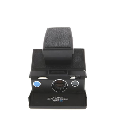 Polaroid SX-70 Land Camera Alpha, SE, Black/Black