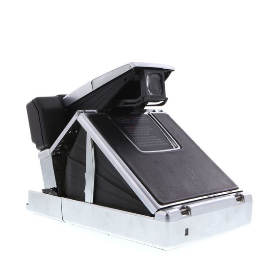 Polaroid SX-70 Land Camera SONAR OneStep, Chrome/Black