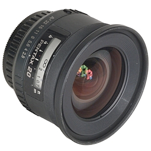 Pentax 20mm F/2.8 SMC FA K Mount Autofocus Lens