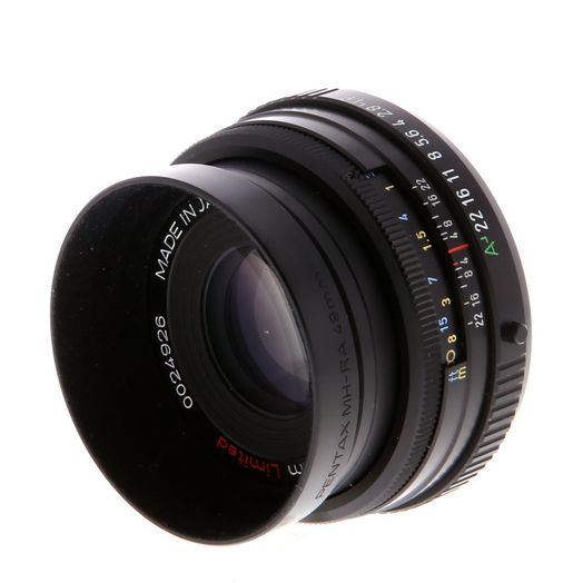 Pentax 43mm F/1.9 SMC FA Limited Black K Mount Autofocus Lens {49}