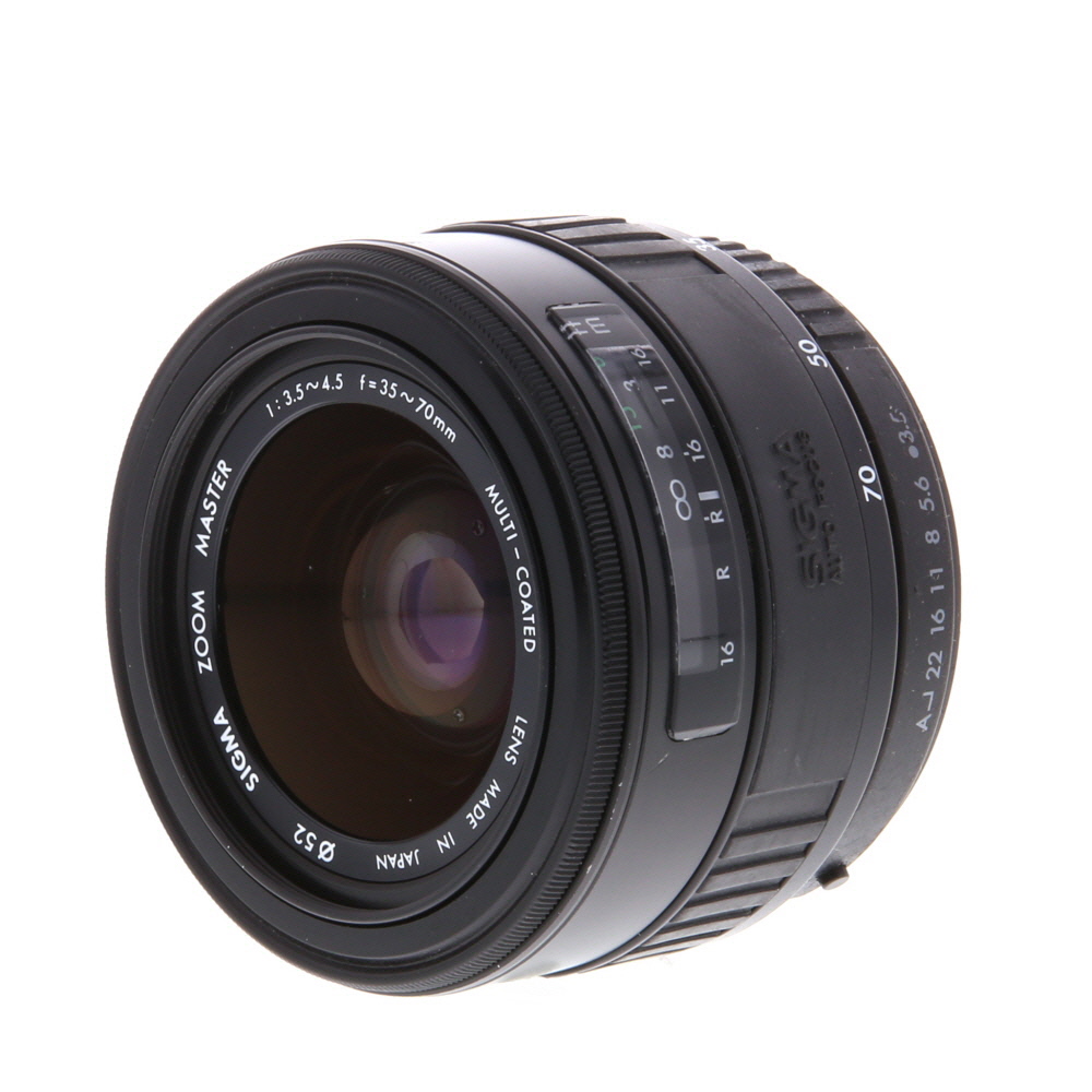 Sigma 35-70mm F/3.5-4.5 Zoom Master Autofocus Lens For Pentax K Mount