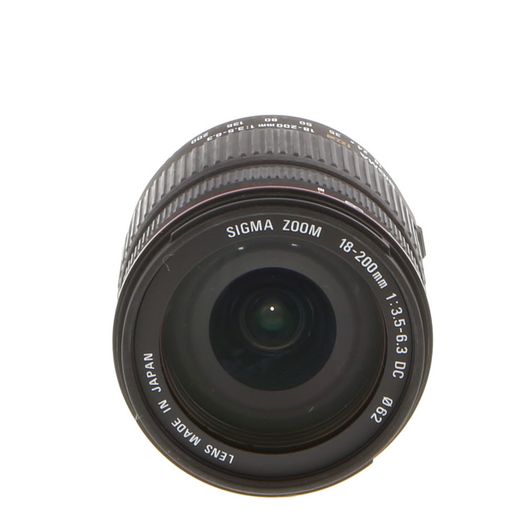 Sigma 18-200mm f/3.5-6.3 DC K Mount Autofocus Lens for Pentax APS