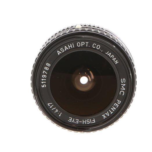 Pentax 17mm f/4 SMC Fish-Eye K-Mount Manual Focus Lens {Built-In