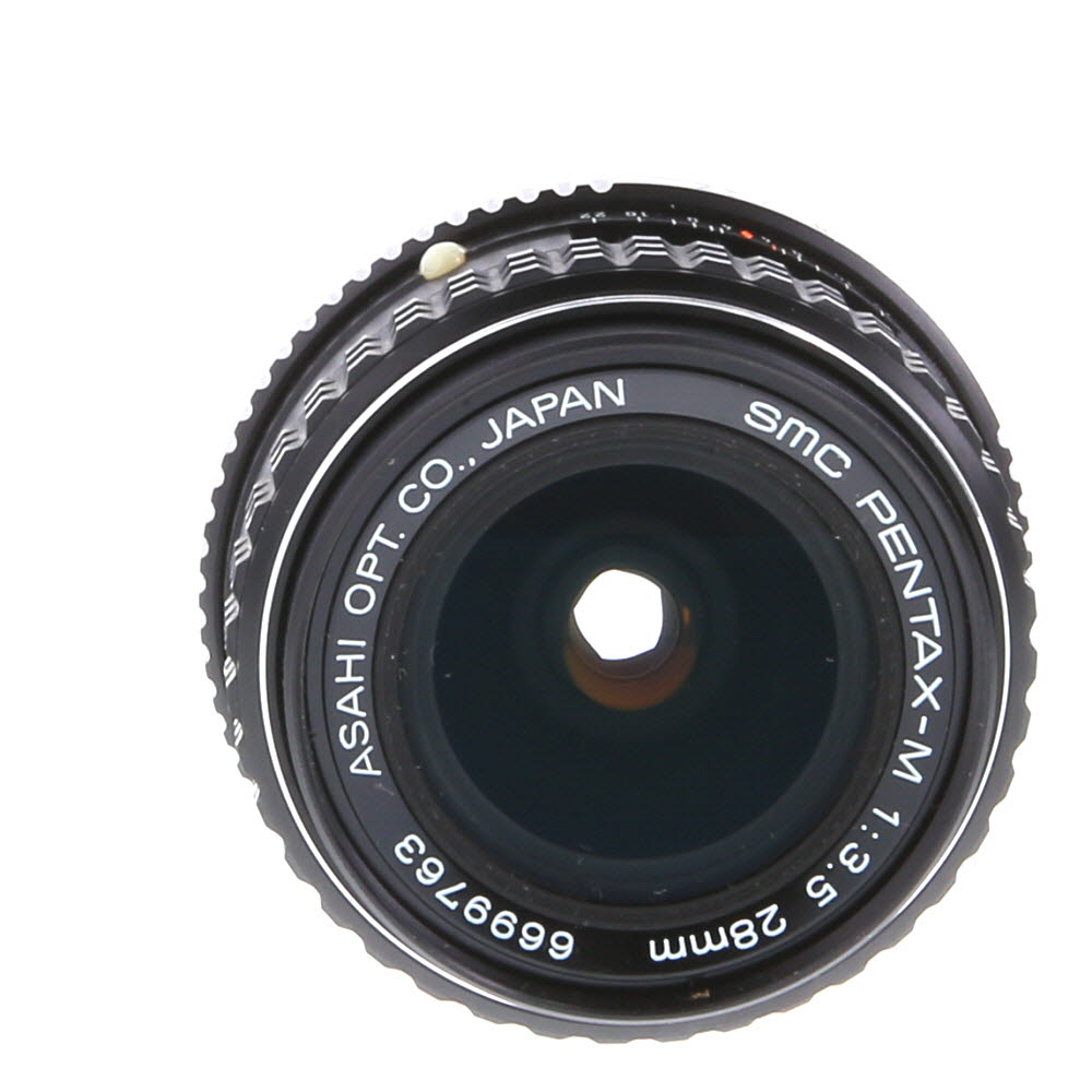 Pentax 28mm F/3.5 SMC M K Mount Manual Focus Lens
