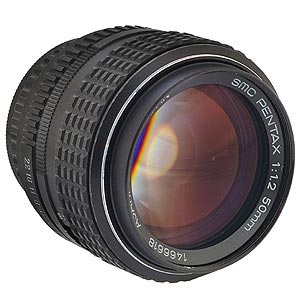 Pentax 50mm f/1.2 SMC Manual Focus K-Mount Lens