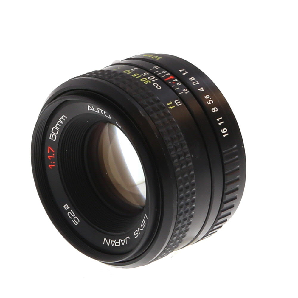 Pentax 50mm F/1.7 Manual Focus Lens For Pentax K Mount
