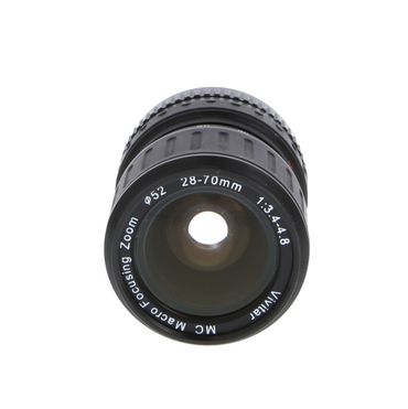 Vivitar 28-70mm F/3.4-4.8 Macro 2-Touch Manual Focus Lens For Pentax K Mount