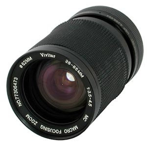 Vivitar 28-85mm F/3.5-4.5 Macro MC Manual Focus Lens For Pentax K Mount