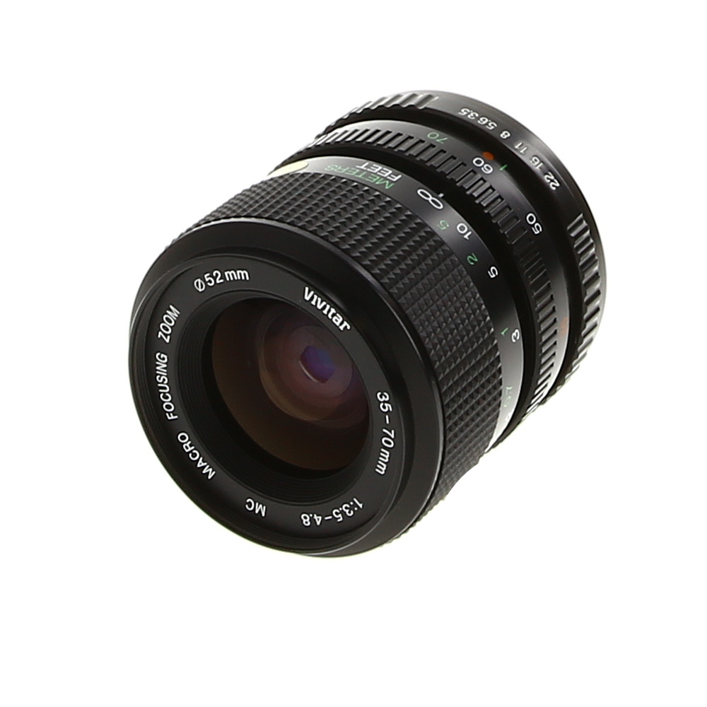 Vivitar 35-70mm F/3.5-4.8 Macro 2-Touch Manual Focus Lens For Pentax K Mount