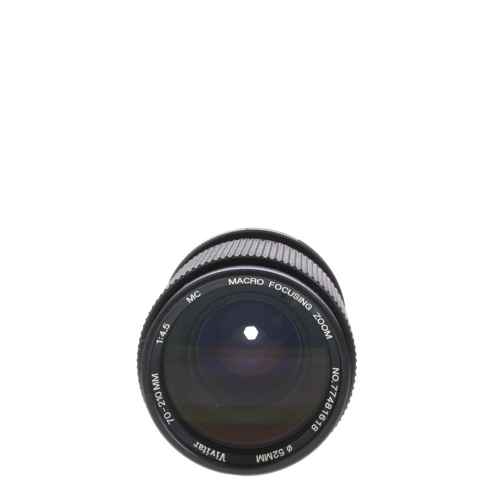 Vivitar 70-210mm F/4.5 MC Macro A Manual Focus Lens For Pentax K Mount