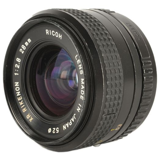 Ricoh 28mm F/2.8 Rikenon XR Manual Focus Lens For Pentax K Mount {52}