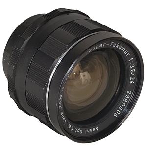 Pentax 24mm f/3.5 Super Takumar Manual Focus Lens for M42 Screw Mount