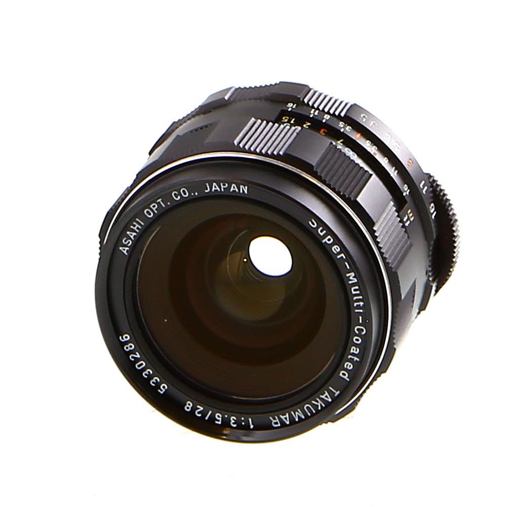 Pentax 28mm f/3.5 SMC Takumar Manual Focus Lens for M42 Screw
