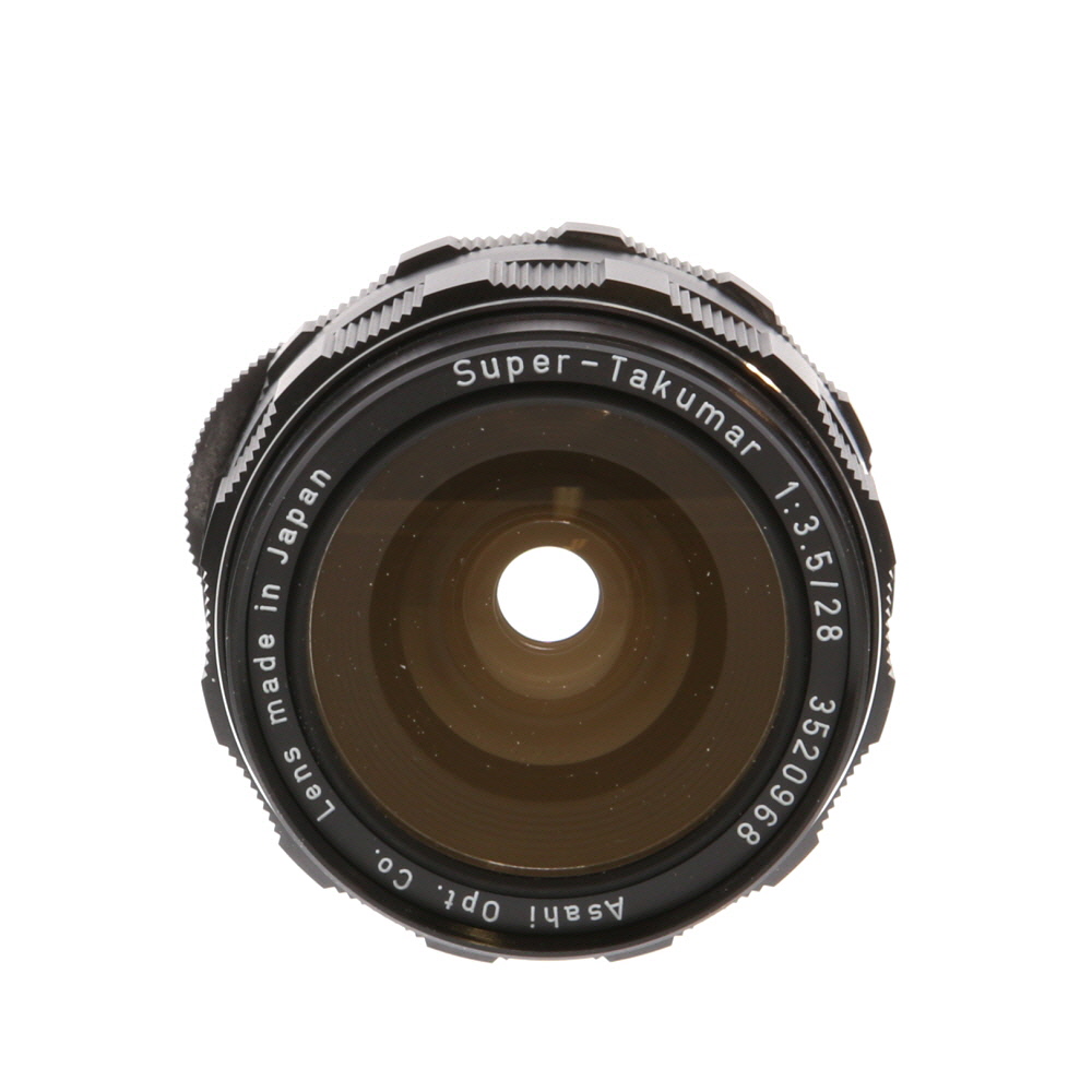 Pentax 28mm f/3.5 Super Takumar Manual Focus Lens for M42 Screw Mount