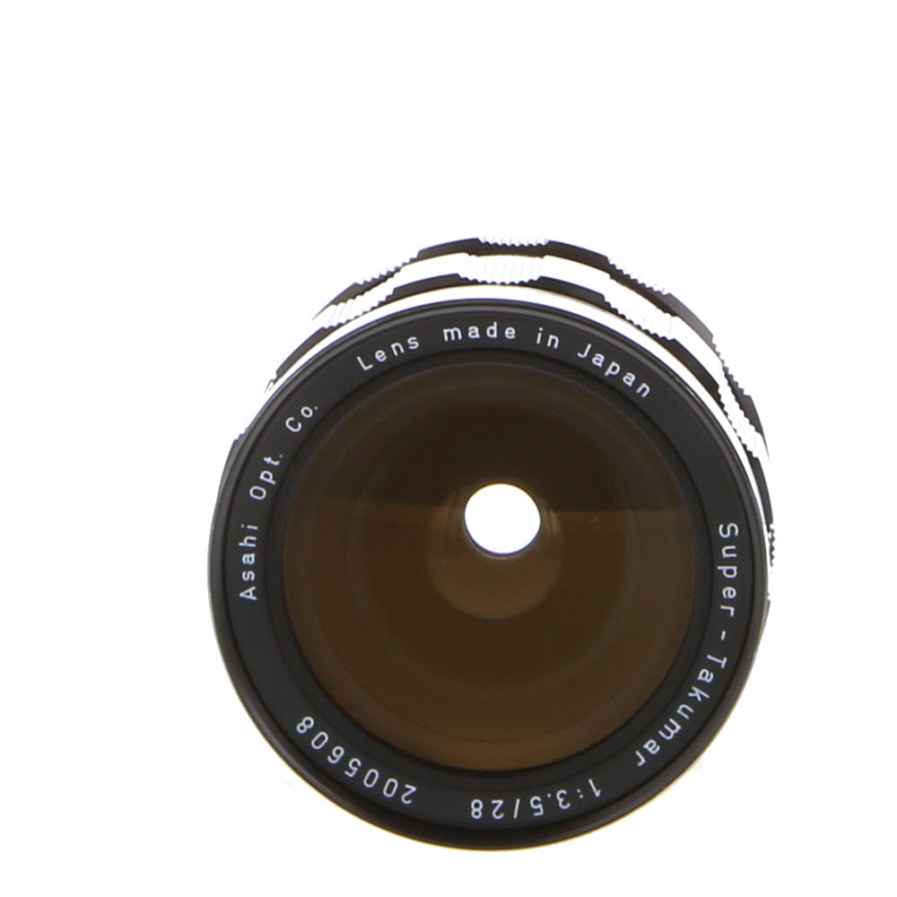 Pentax 28mm f/3.5 Super Takumar Manual Focus Lens for M42 Screw Mount