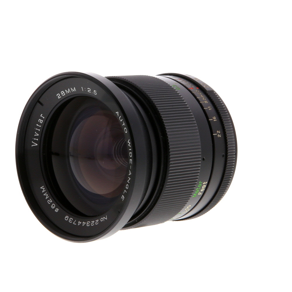 Vivitar 28mm F/2.5 Auto M42 Screw Mount Manual Focus Lens