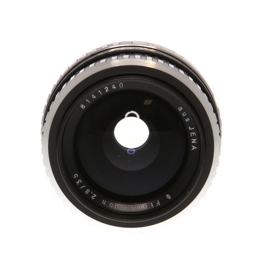 Zeiss Jena 35mm f/2.8 Flektogon Lens for M42 Screw Mount, Black