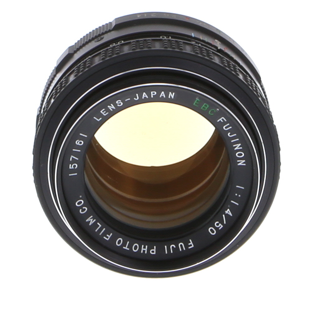 Fujifilm Fuji 50mm f/1.4 Fujinon Auto Manual Focus M42 Screw Mount Lens /Chrome