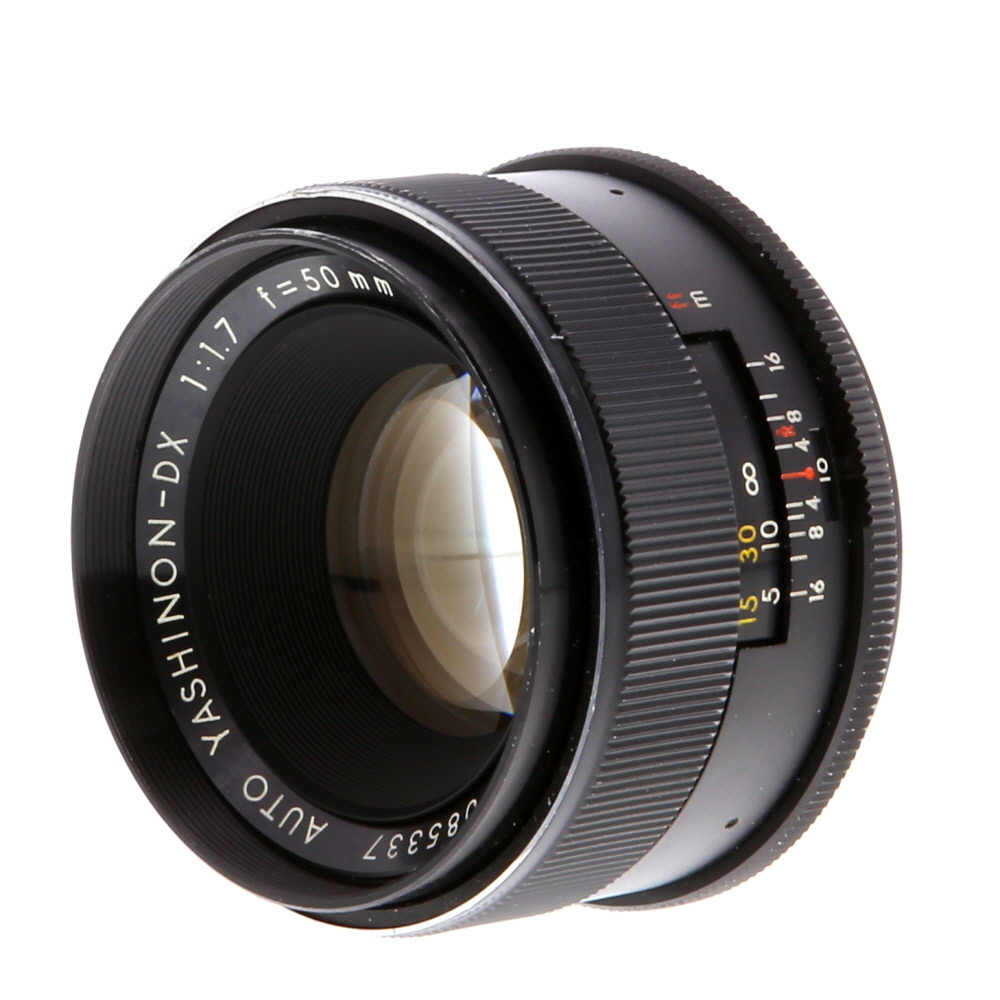 Yashica 50mm f/1.7 Auto Yashinon-DX M42 Screw Mount Lens