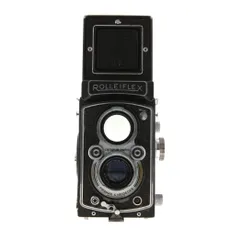 Rollei Baby Rolleiflex 4X4 Medium Format TLR Camera, Gray