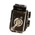 Rollei Baby Rolleiflex 4X4 F2.8 Compur Medium Format TLR Camera, Black  thumbnail