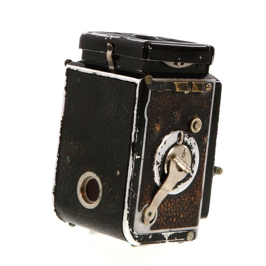 A ROLLEIFLEX 4X4 BABY ORIGINAL TLR CAMERA, fitted with a Carl Zeiss