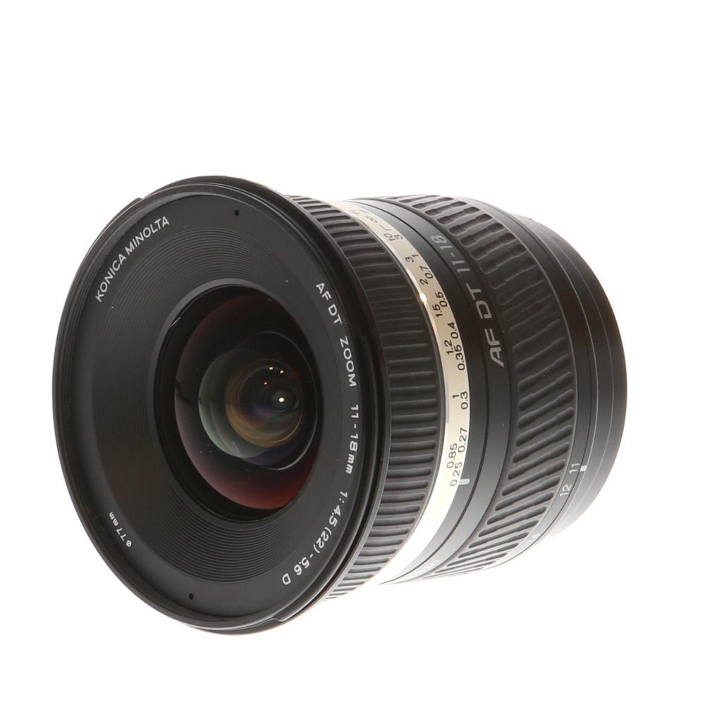 Minolta 11-18mm F/4.5-5.6 D DT Alpha Mount Autofocus Lens For APS-C Sensor DSLR