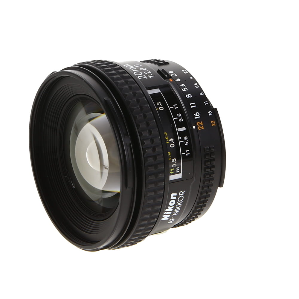 Nikon AF NIKKOR 20mm f/2.8 D Autofocus Lens