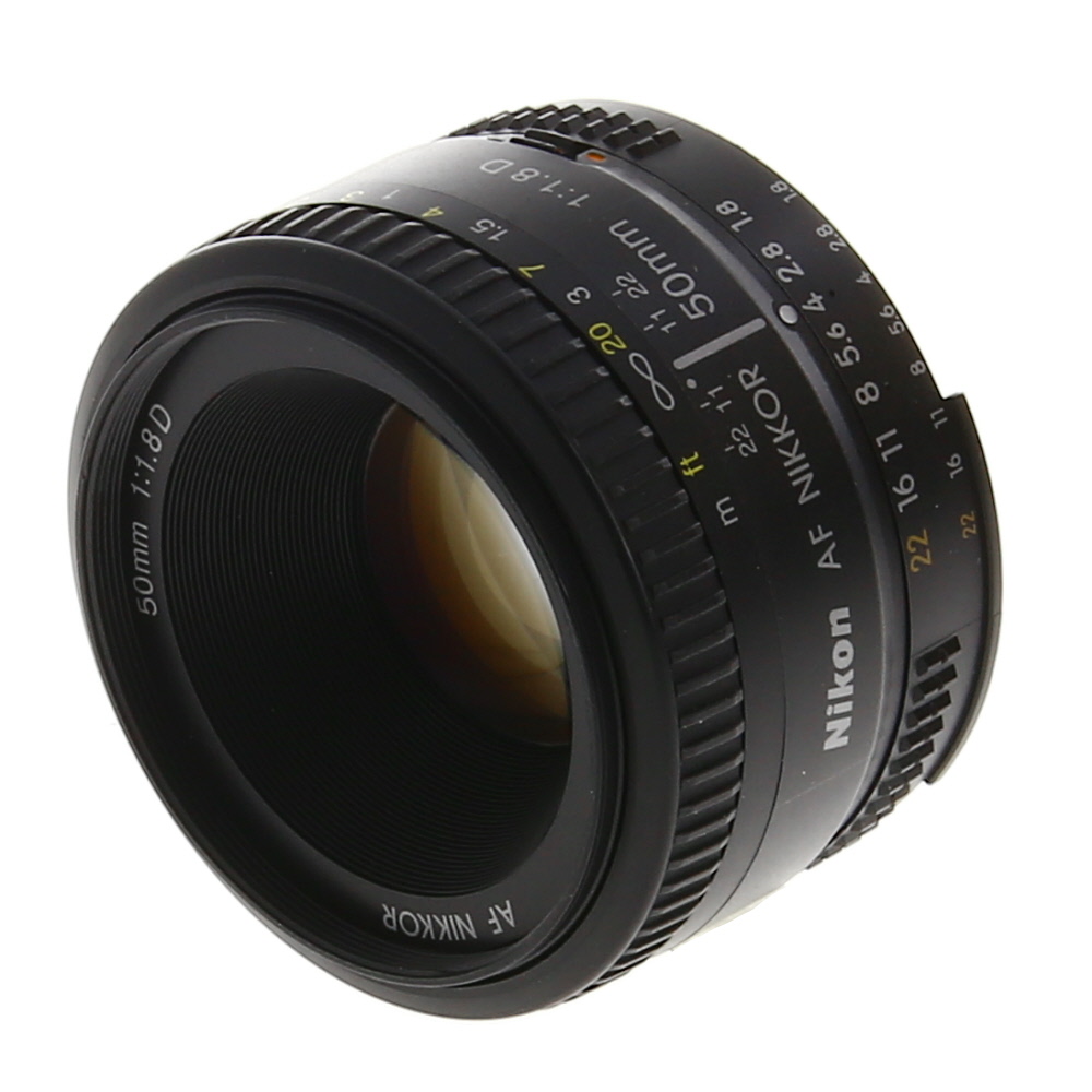 Nikon AF NIKKOR 50mm f/1.8 D Autofocus Lens